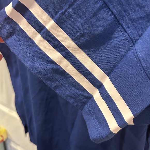 VS PINK Blue Pocket Tee shirt White Logo  NWT Small - Picture 5 of 9